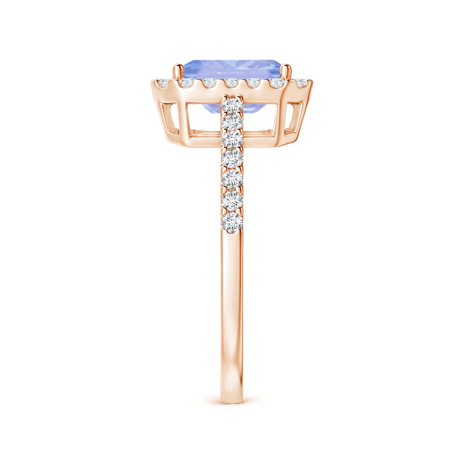 A - Tanzanite / 1.91 CT / 14 KT Rose Gold