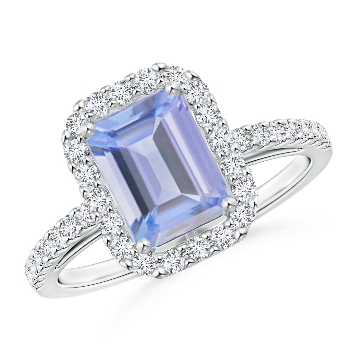 A - Tanzanite / 1.91 CT / 14 KT White Gold