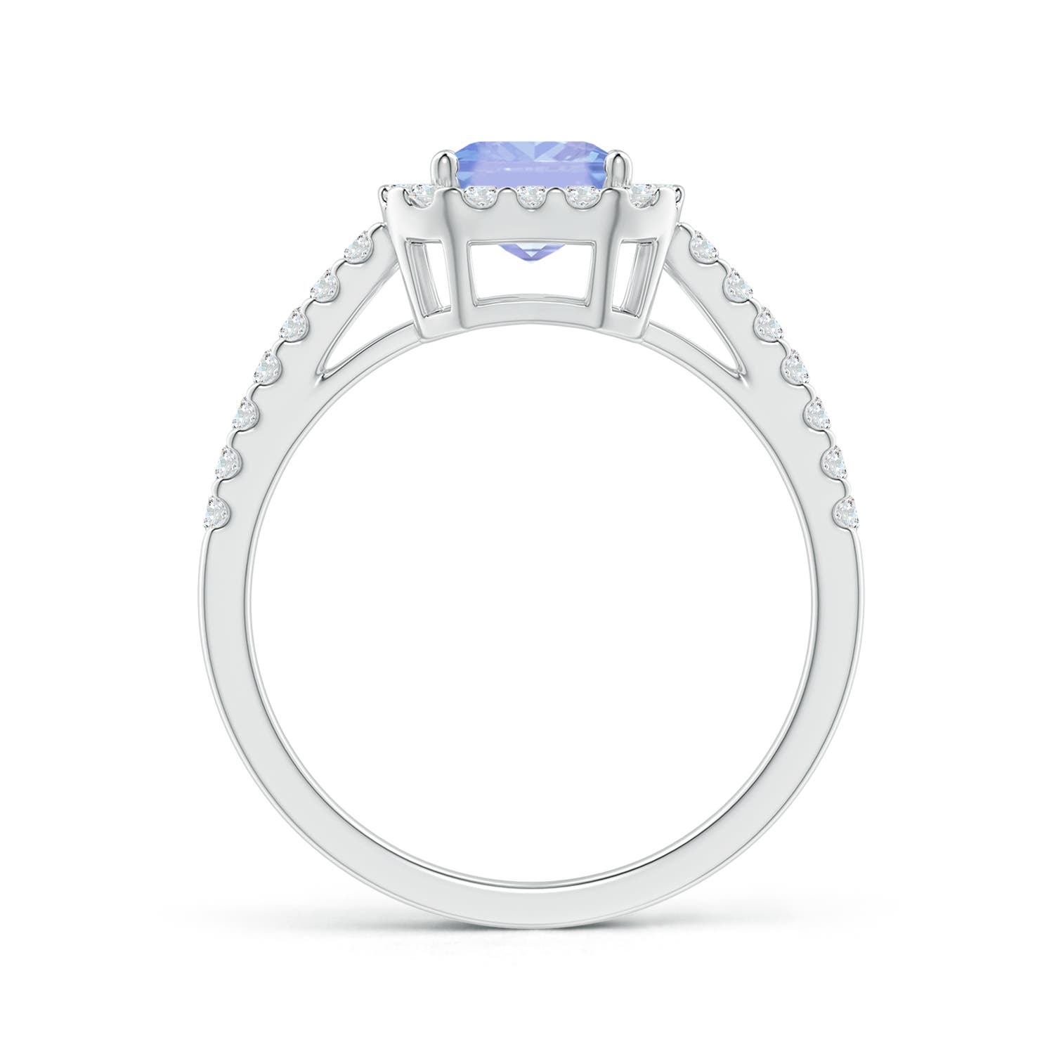 A - Tanzanite / 1.91 CT / 14 KT White Gold