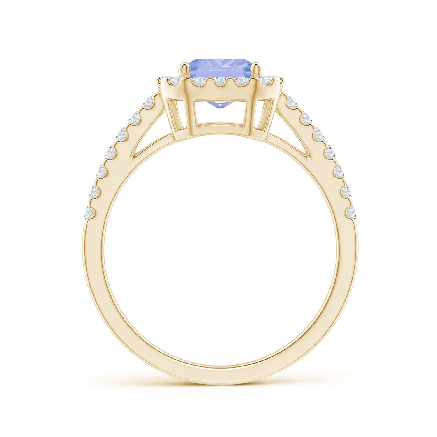 A - Tanzanite / 1.91 CT / 14 KT Yellow Gold