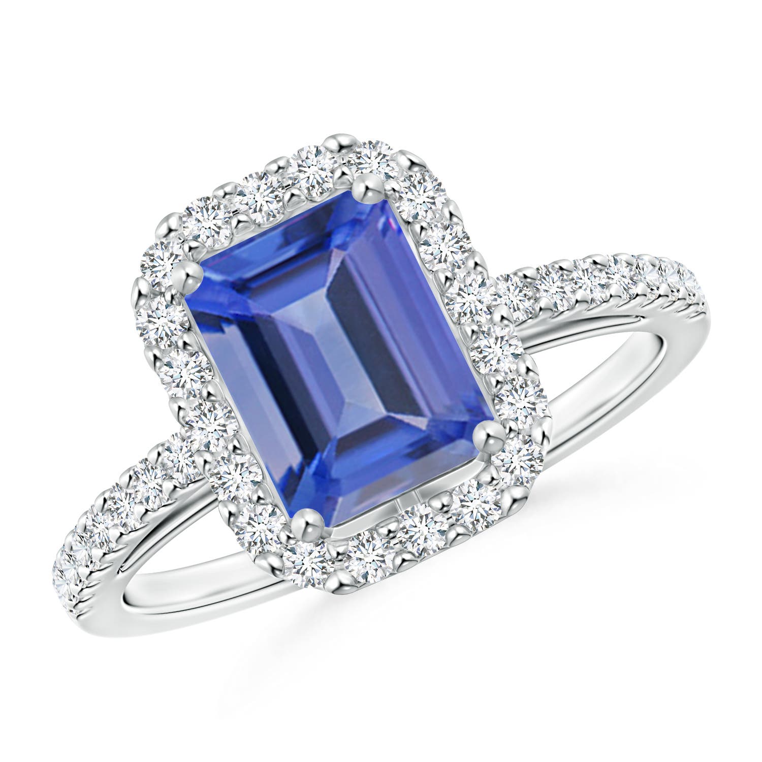 AA - Tanzanite / 1.91 CT / 14 KT White Gold