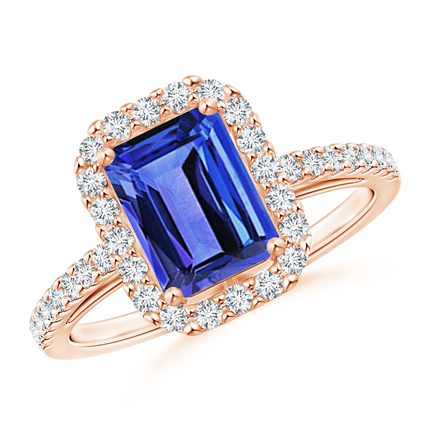 AAA - Tanzanite / 1.91 CT / 14 KT Rose Gold