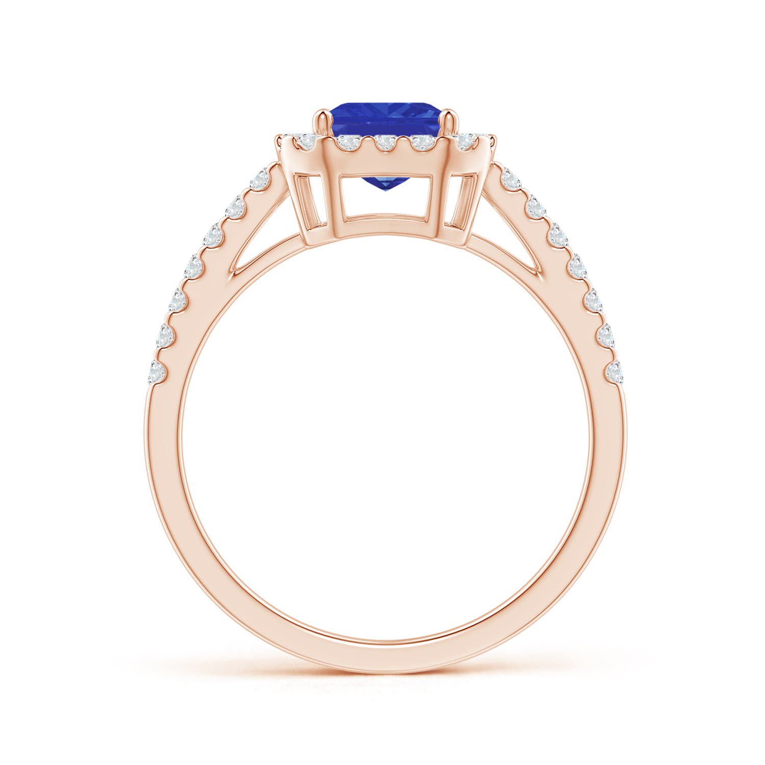 AAA - Tanzanite / 1.91 CT / 14 KT Rose Gold