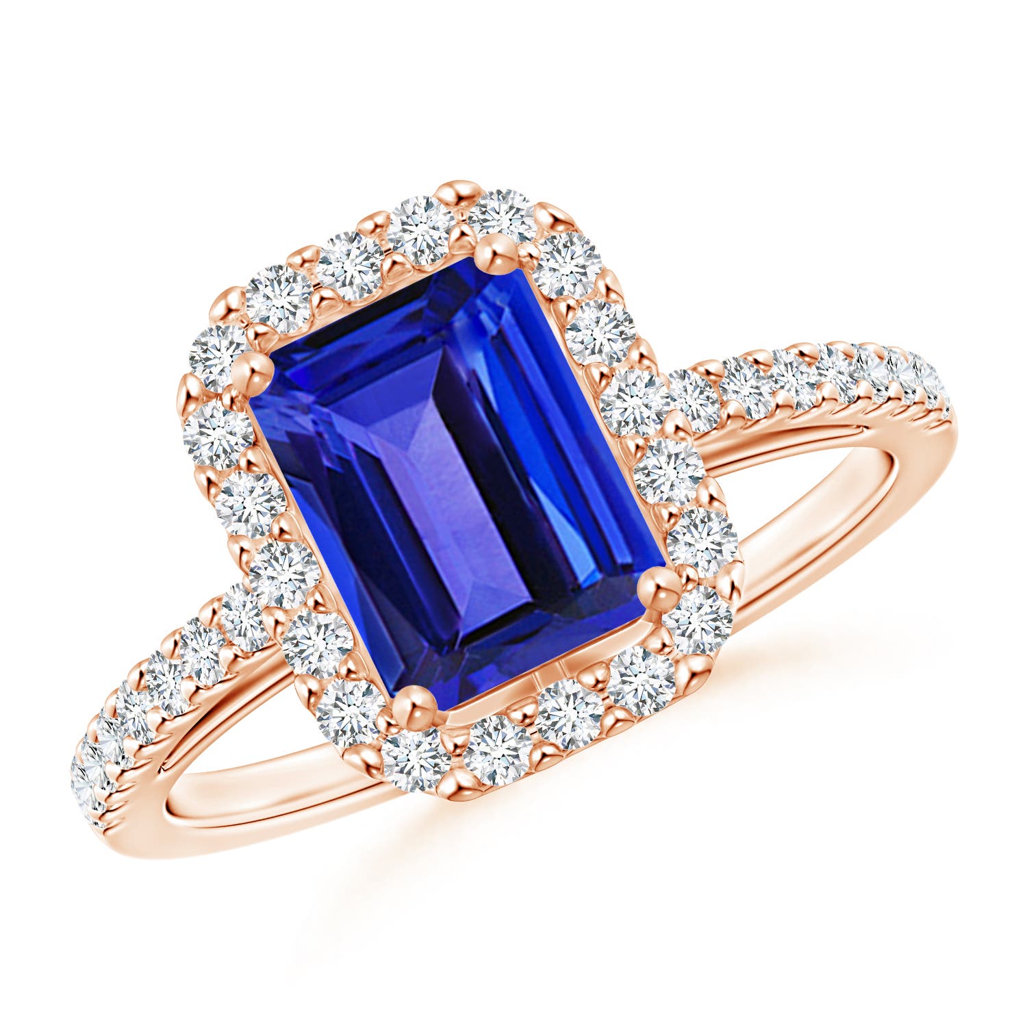 AAAA - Tanzanite / 1.91 CT / 14 KT Rose Gold