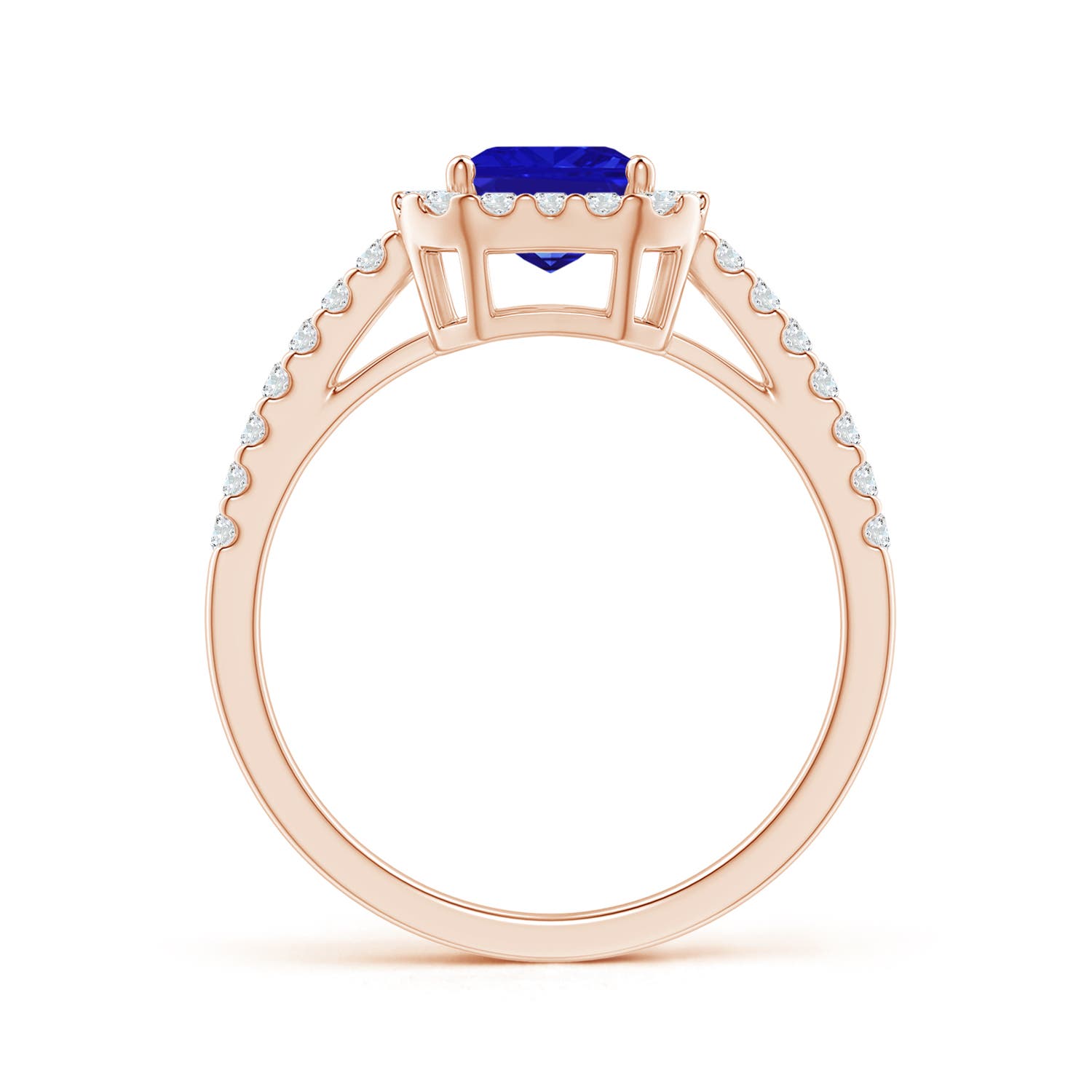 AAAA - Tanzanite / 1.91 CT / 14 KT Rose Gold