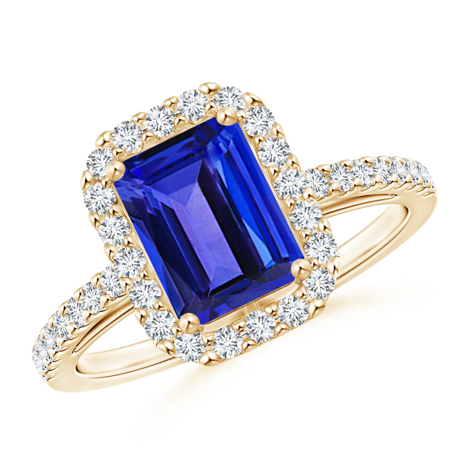 AAAA - Tanzanite / 1.91 CT / 14 KT Yellow Gold