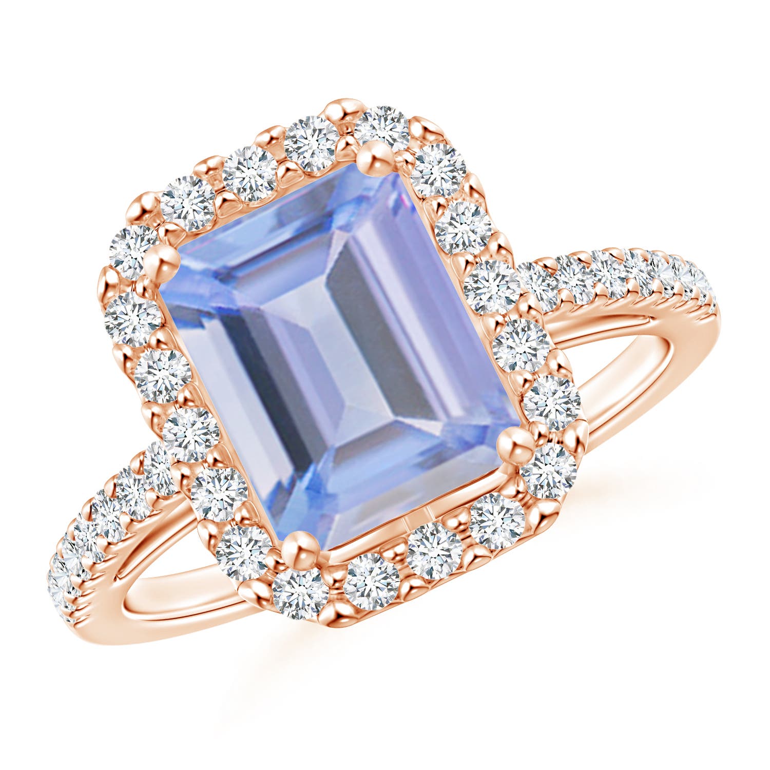 A - Tanzanite / 2.88 CT / 14 KT Rose Gold