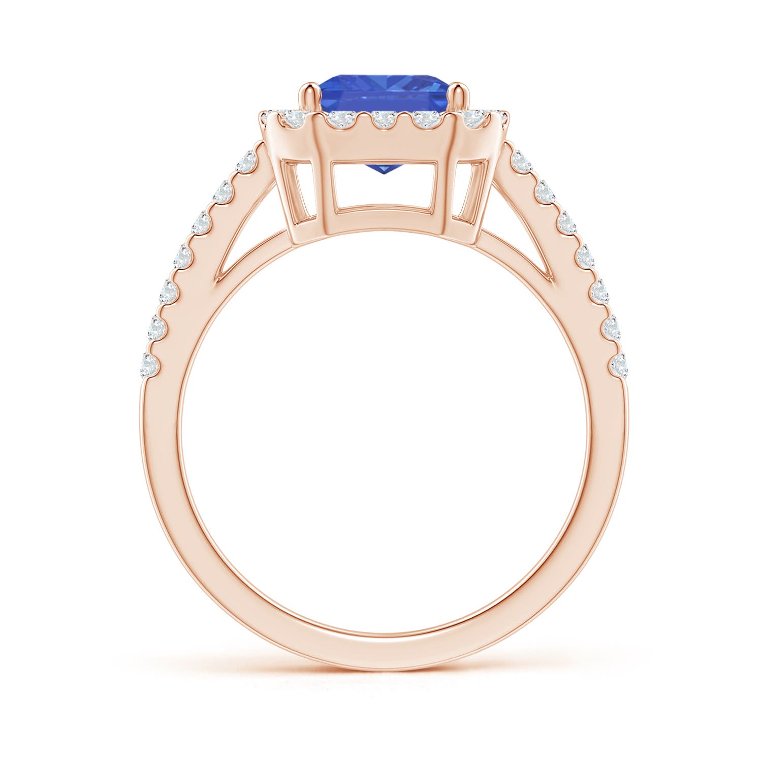 AA - Tanzanite / 2.88 CT / 14 KT Rose Gold