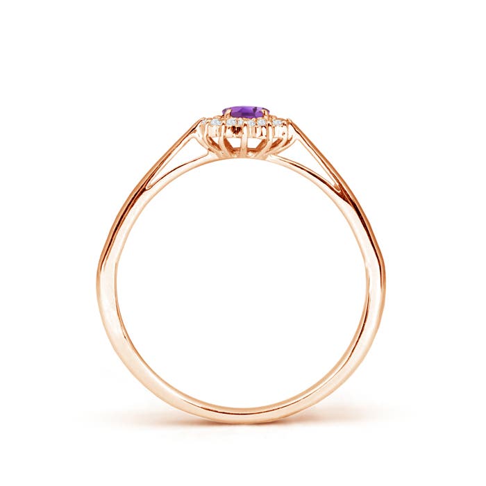 A - Amethyst / 0.31 CT / 14 KT Rose Gold