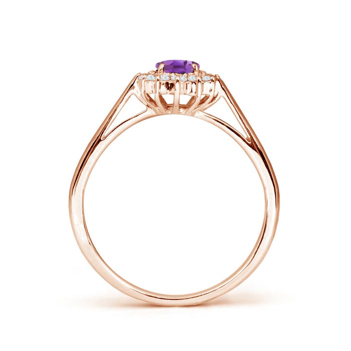 A - Amethyst / 0.6 CT / 14 KT Rose Gold