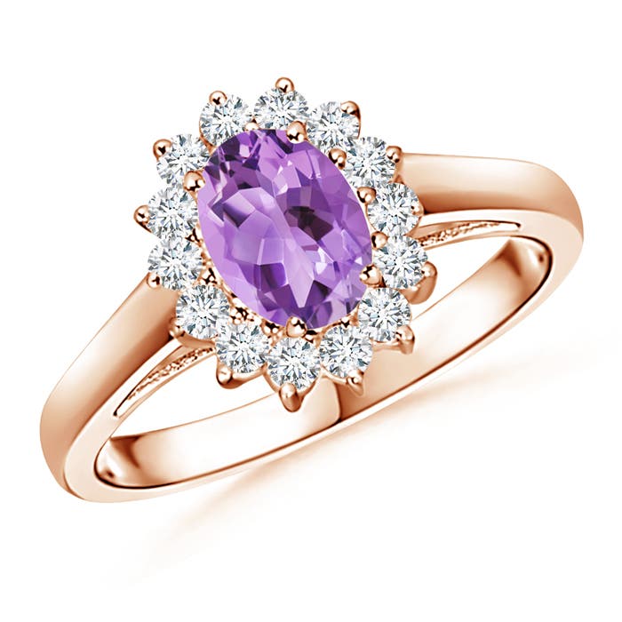 A - Amethyst / 0.95 CT / 14 KT Rose Gold