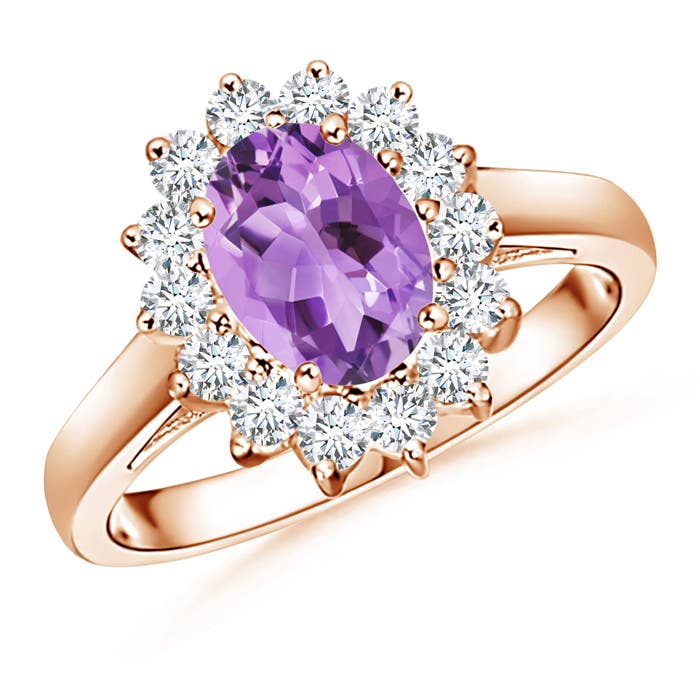 A - Amethyst / 1.5 CT / 14 KT Rose Gold