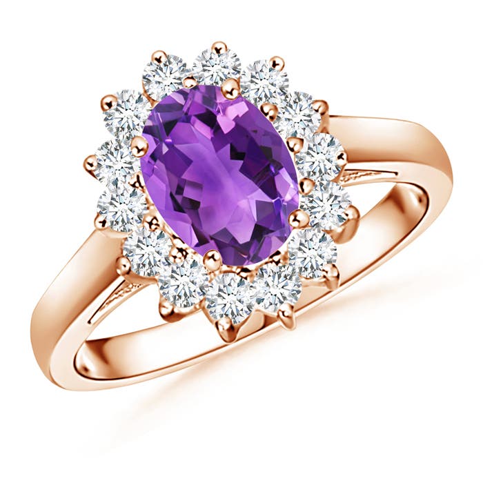 AAA - Amethyst / 1.5 CT / 14 KT Rose Gold