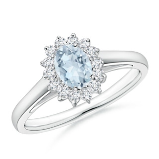 Oval A Aquamarine