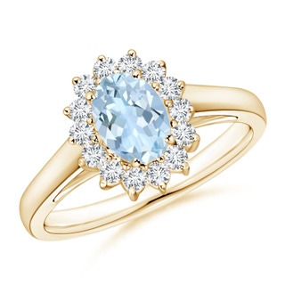 Oval AA Aquamarine
