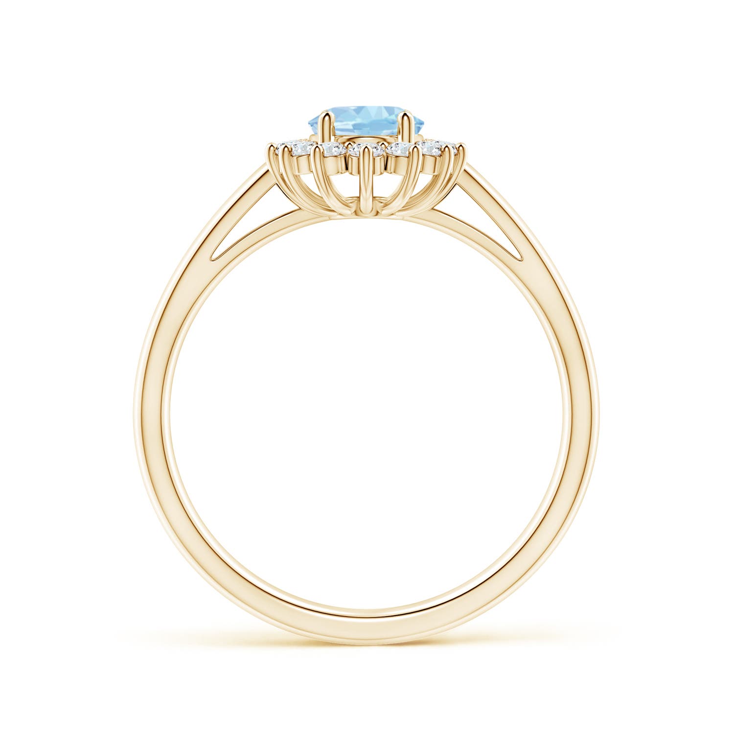 AAA - Aquamarine / 0.85 CT / 14 KT Yellow Gold