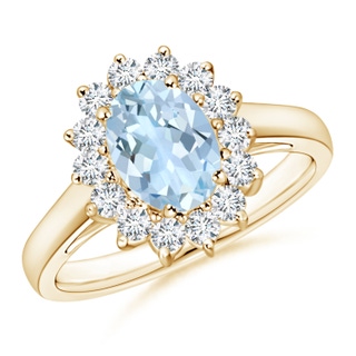 Oval AA Aquamarine