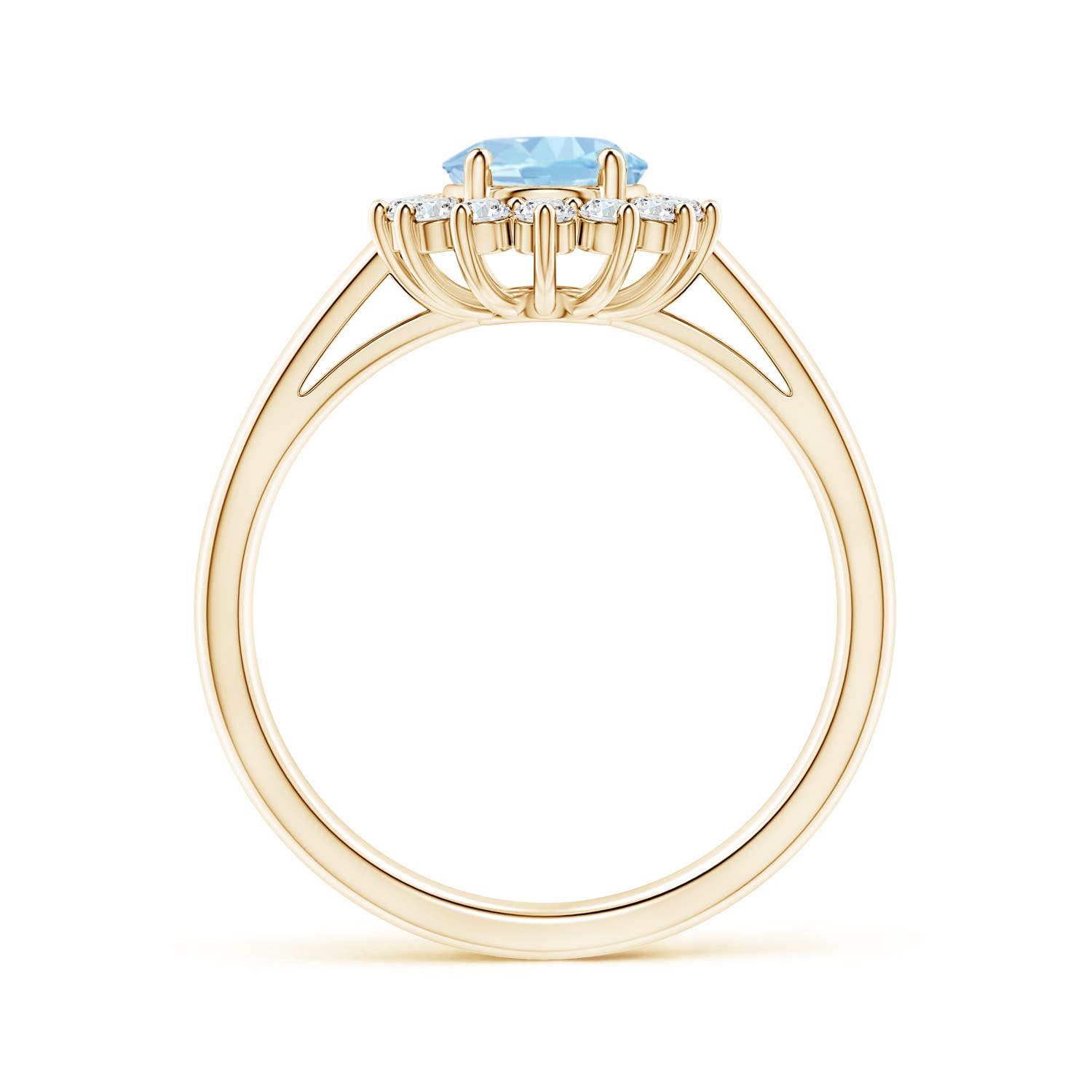 AAA - Aquamarine / 1.35 CT / 14 KT Yellow Gold