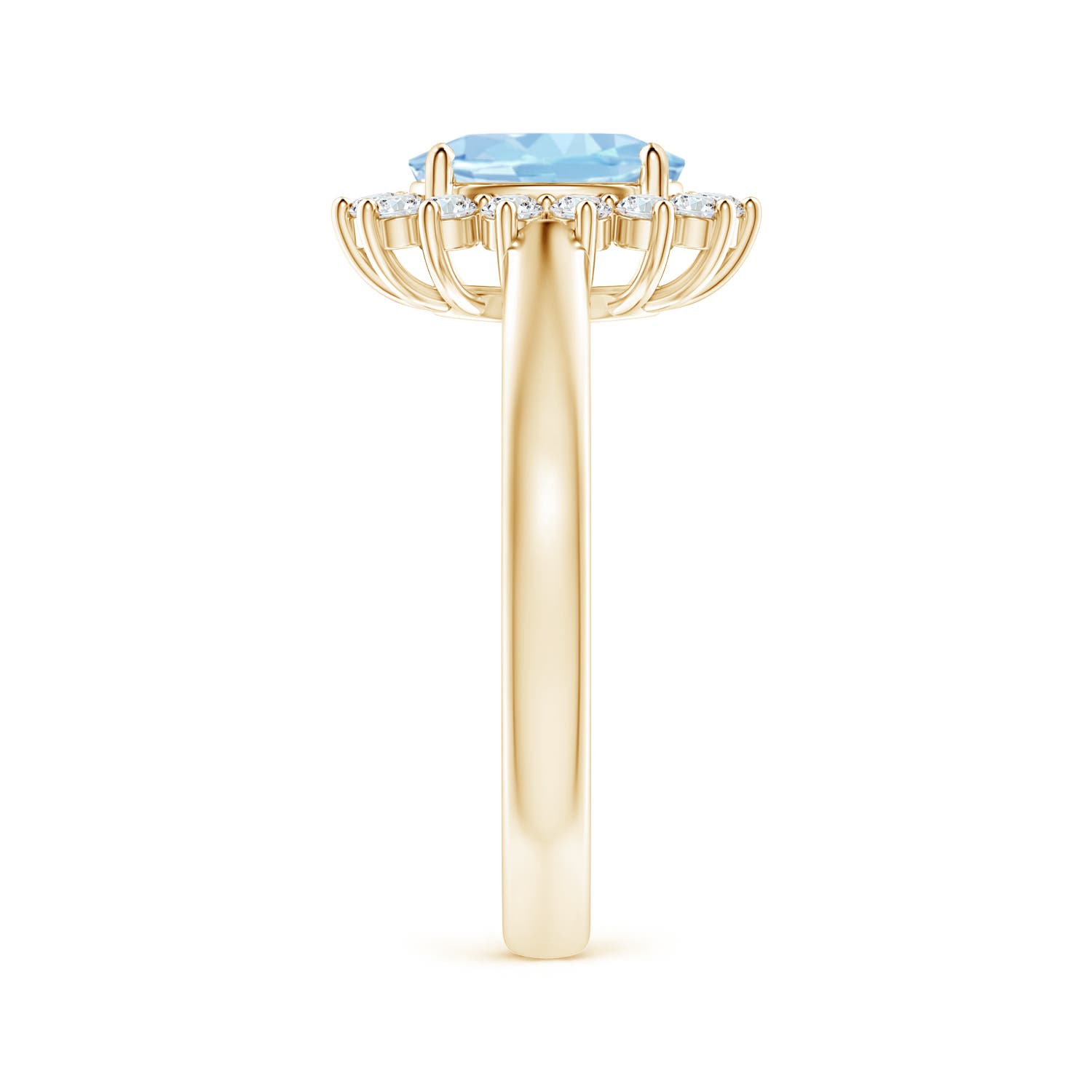 AAA - Aquamarine / 1.35 CT / 14 KT Yellow Gold