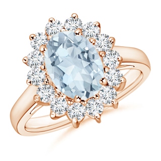 Oval A Aquamarine