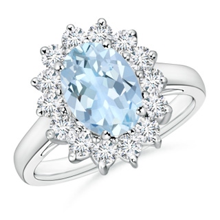 Oval AA Aquamarine