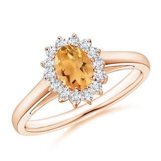 Oval A Citrine