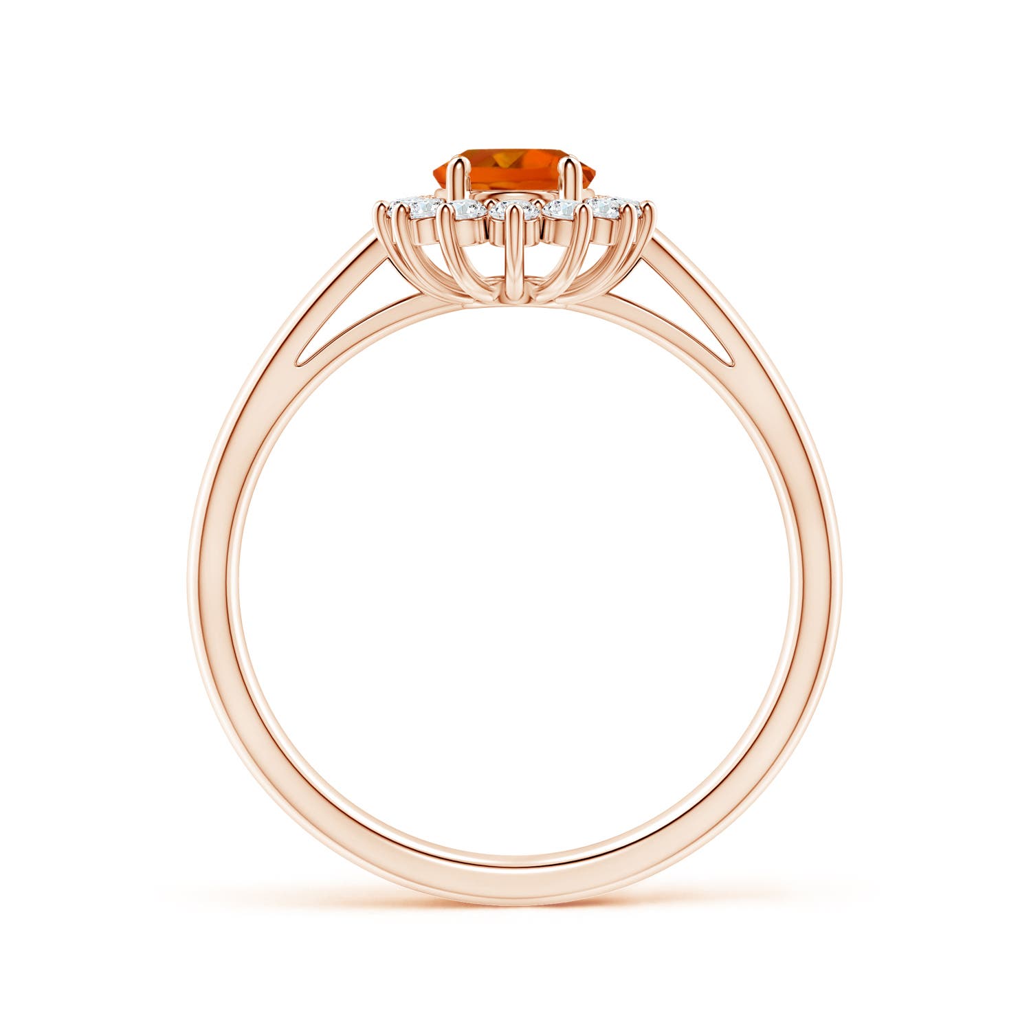 AAAA - Citrine / 1 CT / 14 KT Rose Gold