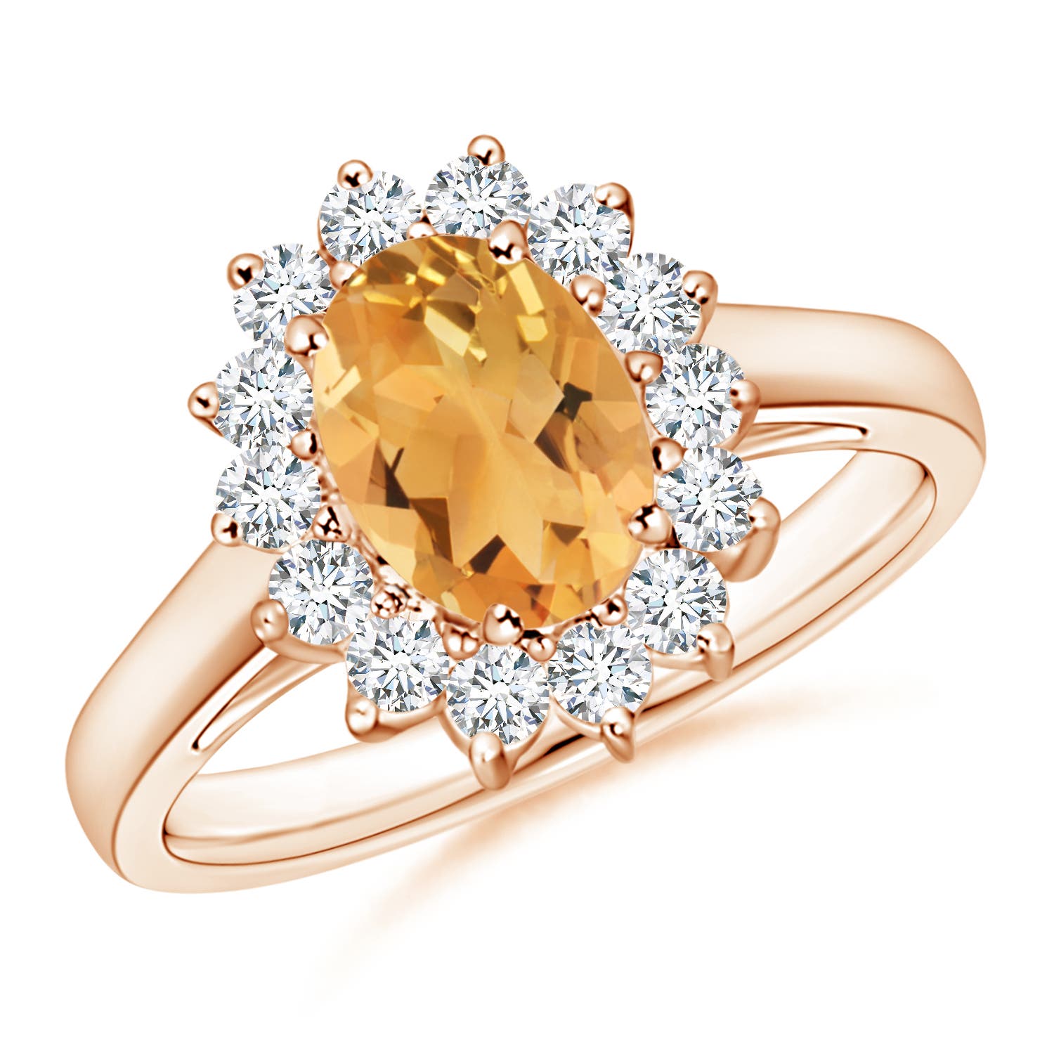 A - Citrine / 1.45 CT / 14 KT Rose Gold