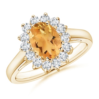 Oval A Citrine