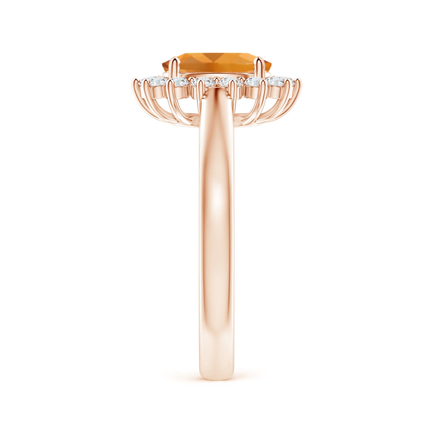 AA - Citrine / 1.45 CT / 14 KT Rose Gold