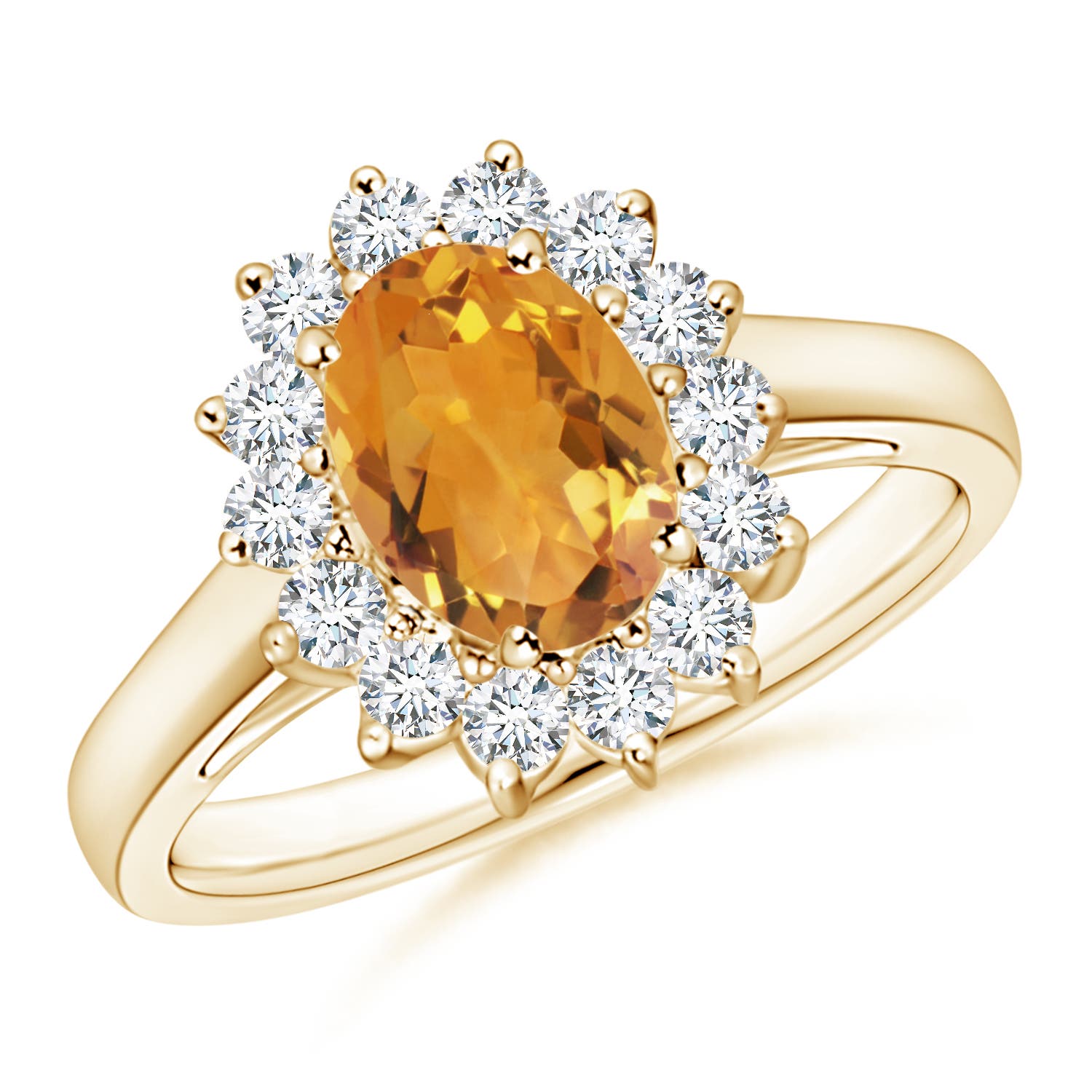 AA - Citrine / 1.45 CT / 14 KT Yellow Gold