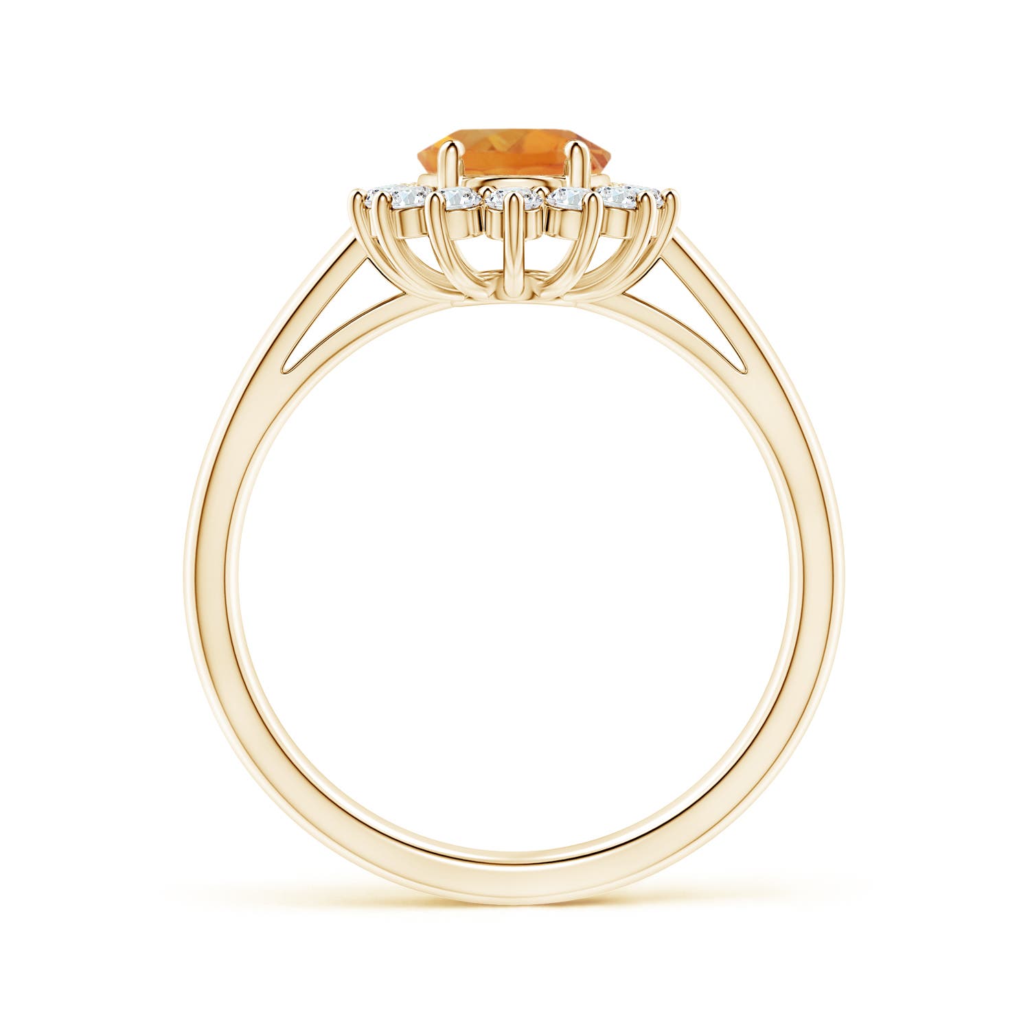 AA - Citrine / 1.45 CT / 14 KT Yellow Gold