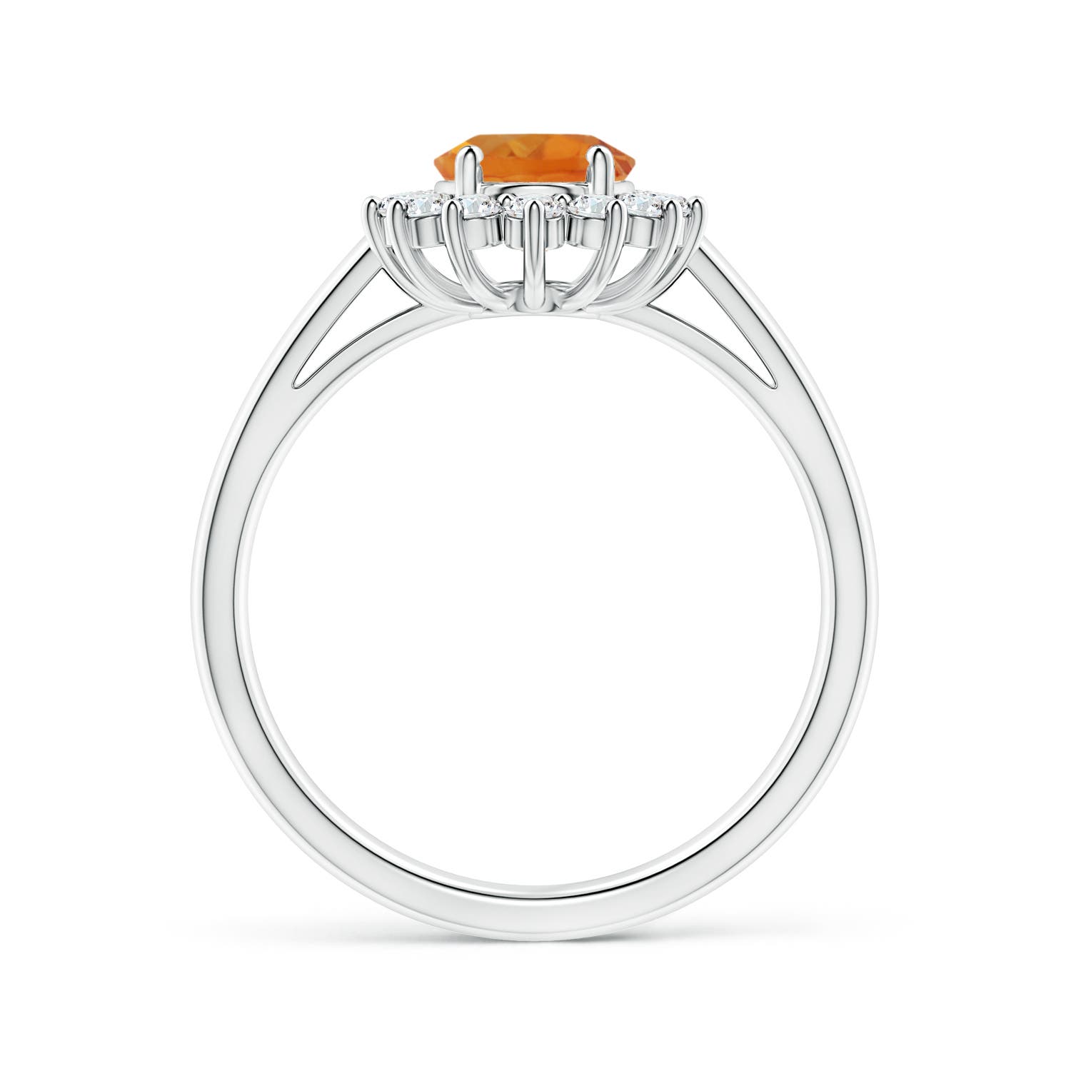 AAA - Citrine / 1.45 CT / 14 KT White Gold