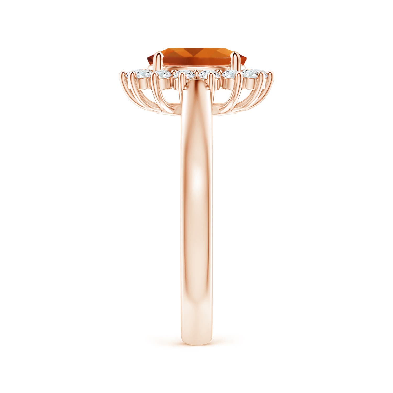 AAAA - Citrine / 1.45 CT / 14 KT Rose Gold