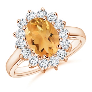 Oval A Citrine