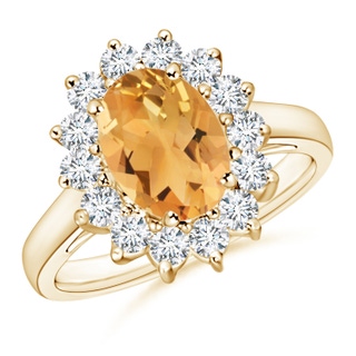 Oval A Citrine