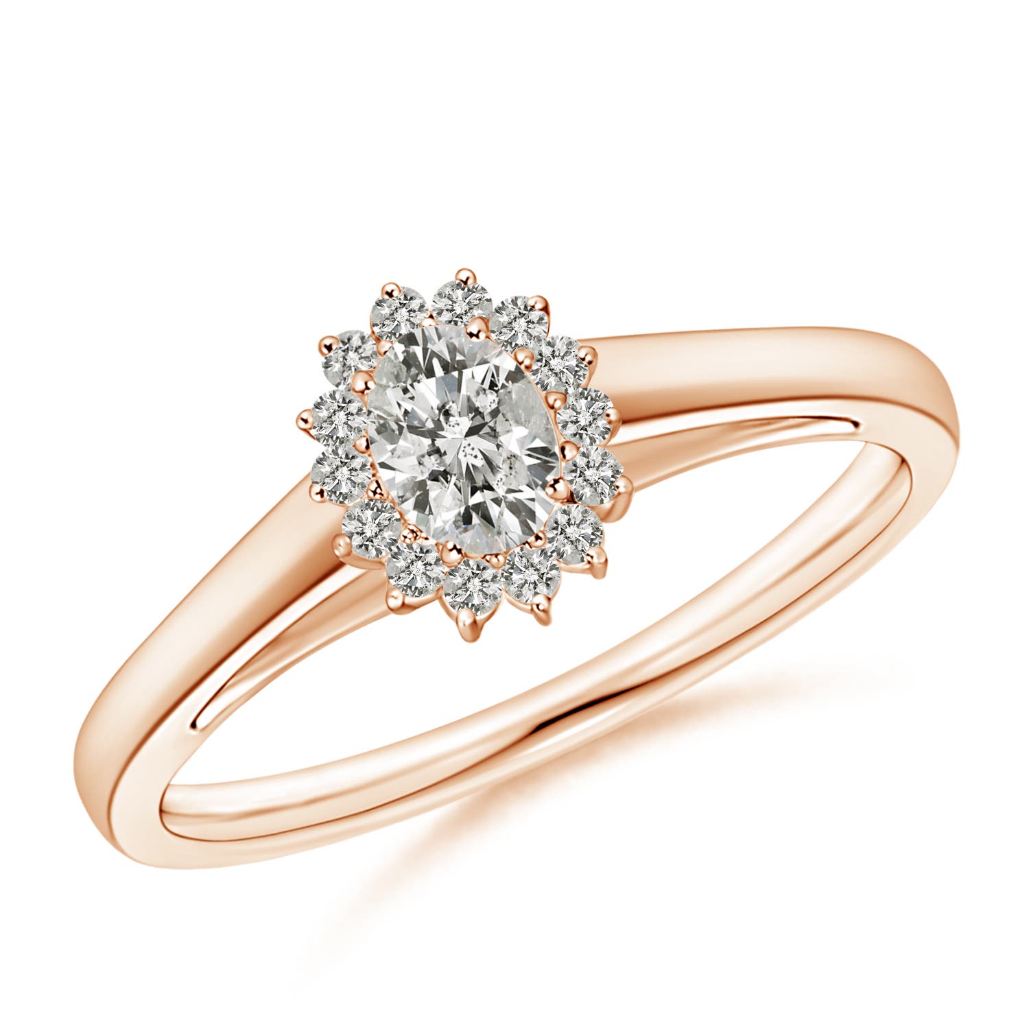 K, I3 / 0.32 CT / 14 KT Rose Gold