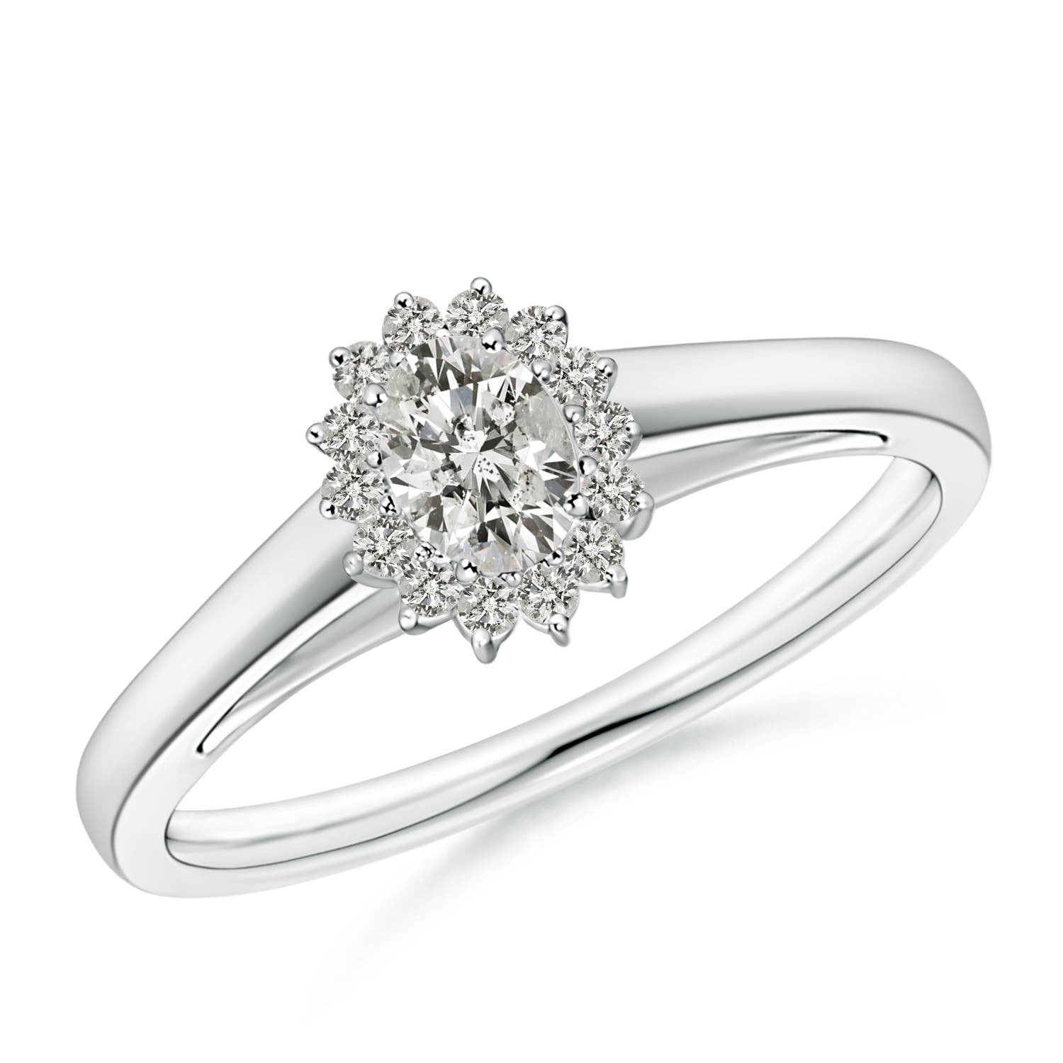 K, I3 / 0.32 CT / 14 KT White Gold