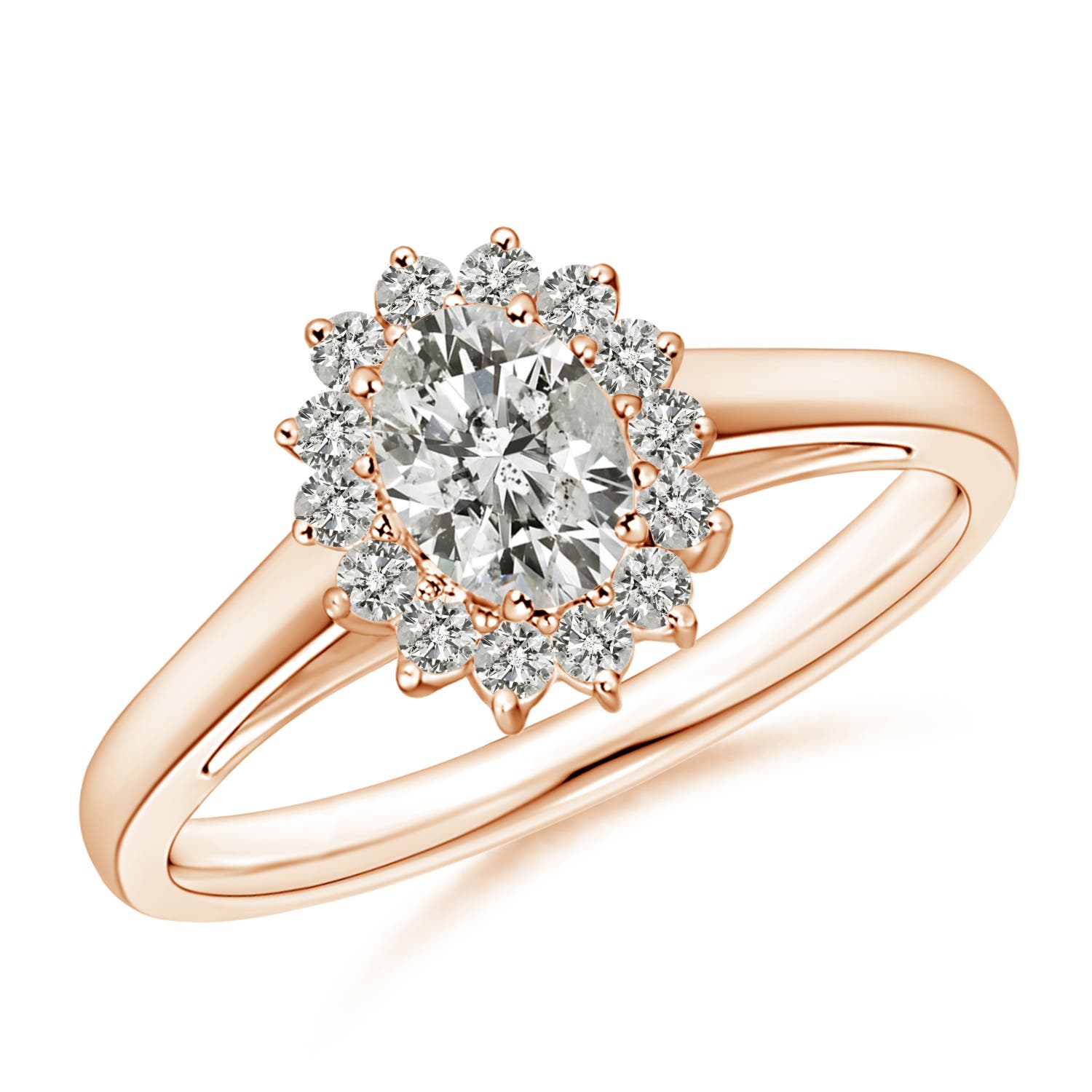 K, I3 / 0.6 CT / 14 KT Rose Gold