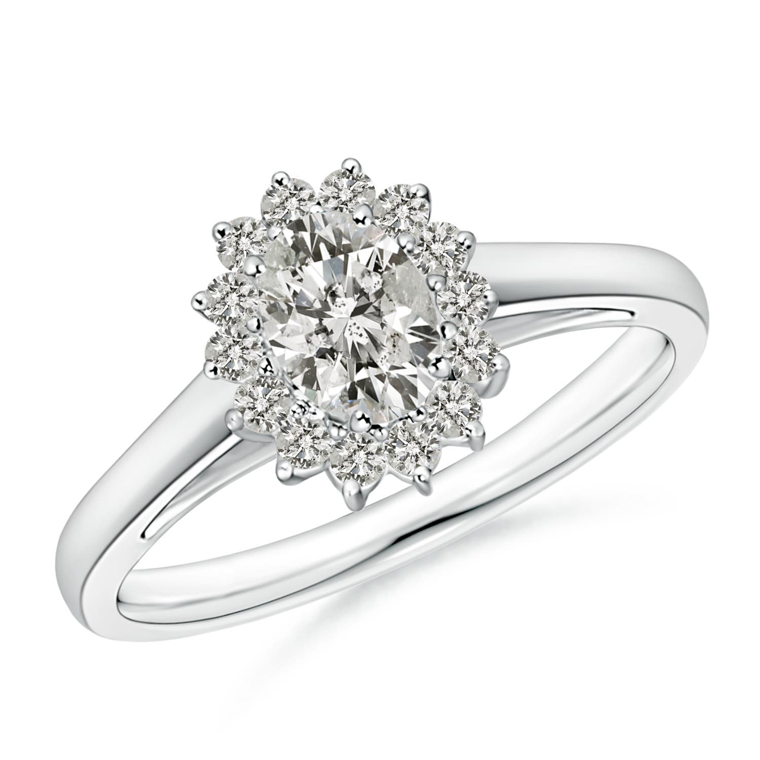 K, I3 / 0.6 CT / 14 KT White Gold