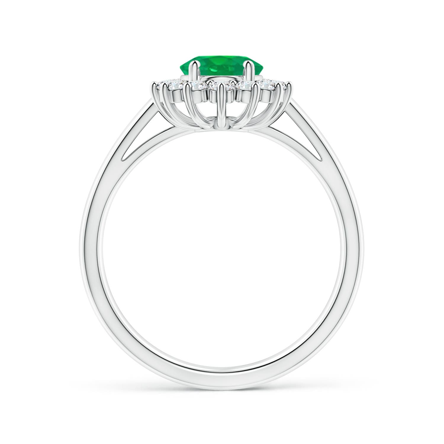 AA - Emerald / 1.45 CT / 14 KT White Gold