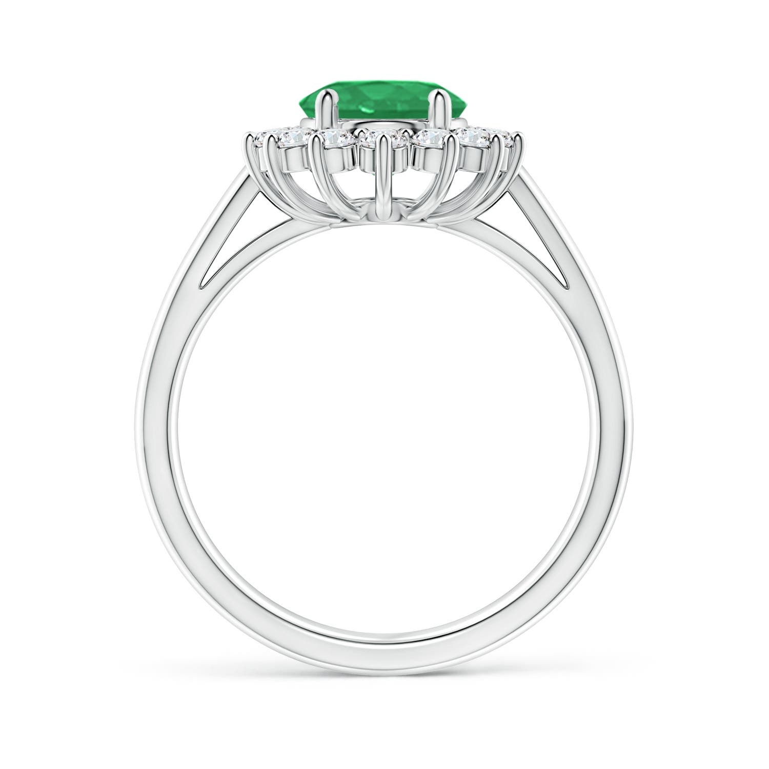 A - Emerald / 1.99 CT / 14 KT White Gold