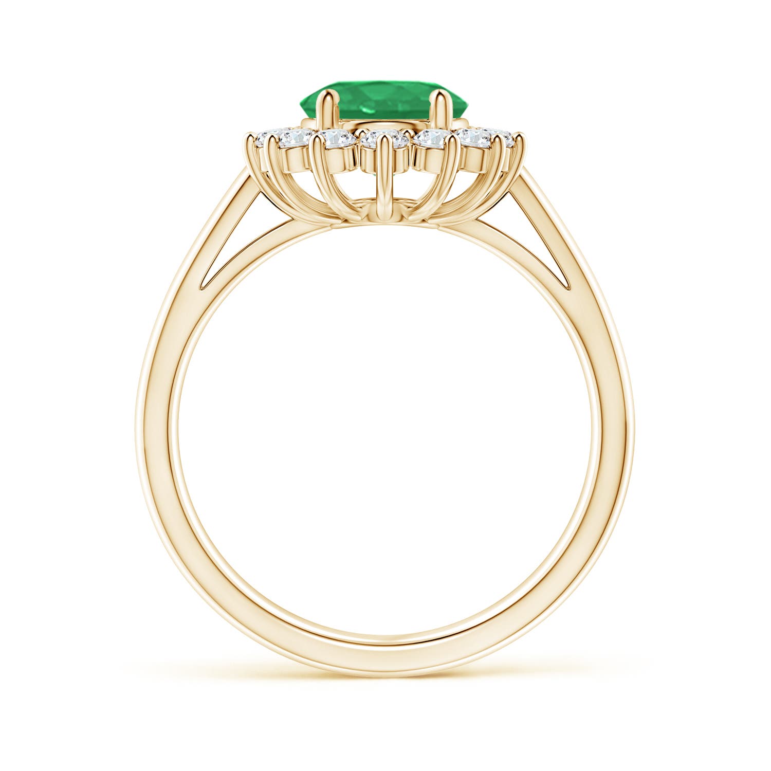 A - Emerald / 1.99 CT / 14 KT Yellow Gold