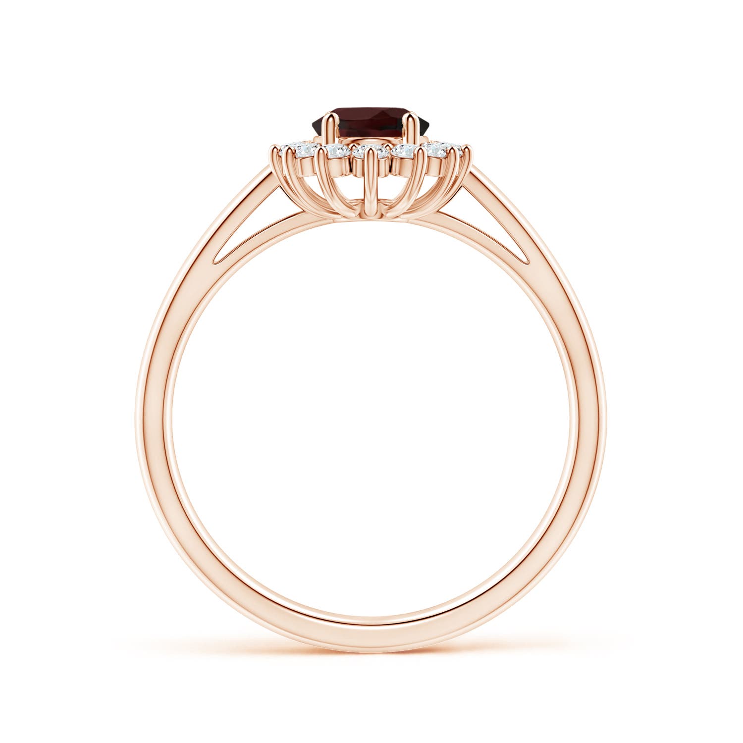 A - Garnet / 1.15 CT / 14 KT Rose Gold