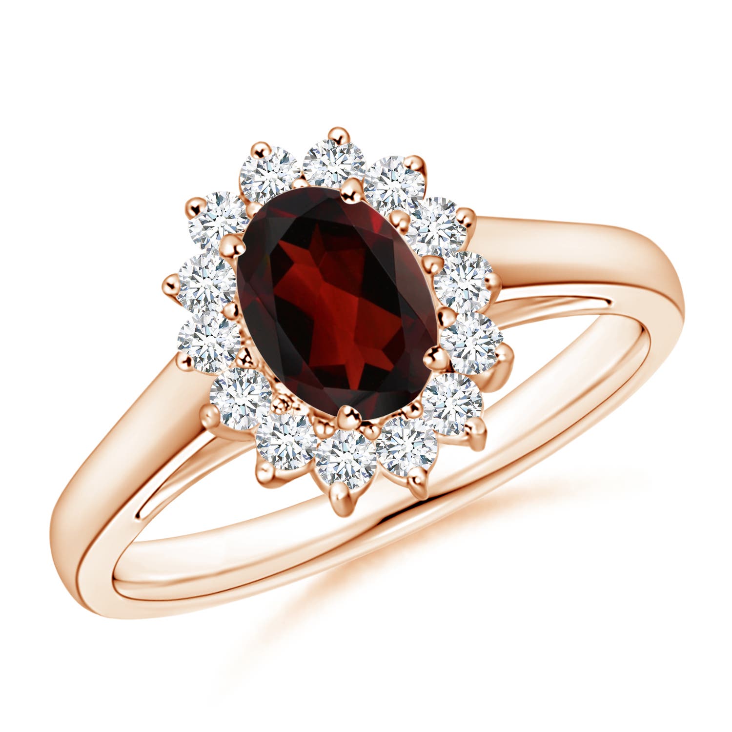 AA - Garnet / 1.15 CT / 14 KT Rose Gold