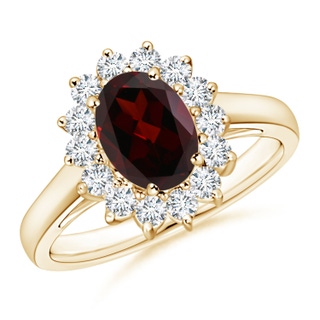 Oval A Garnet