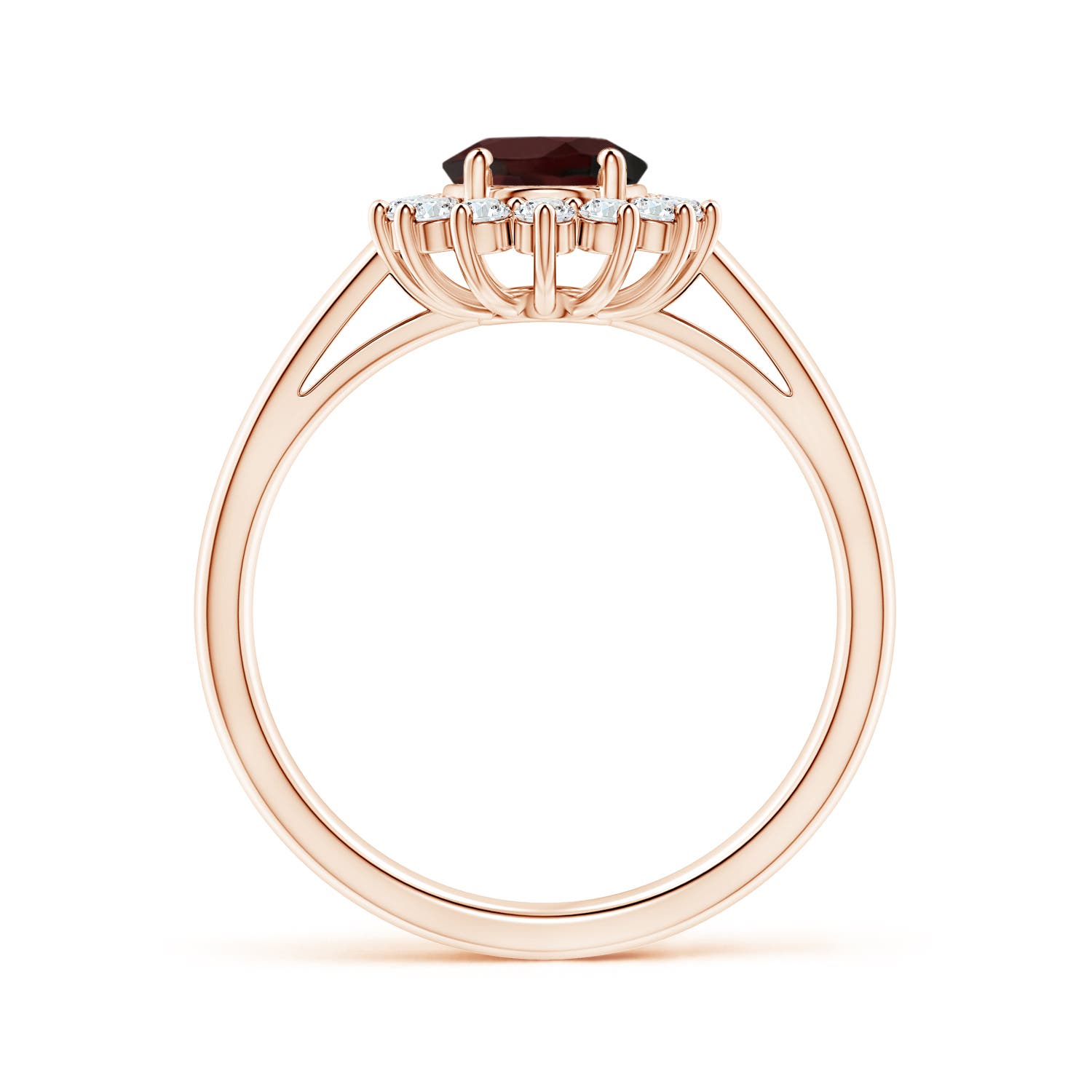 A - Garnet / 1.8 CT / 14 KT Rose Gold