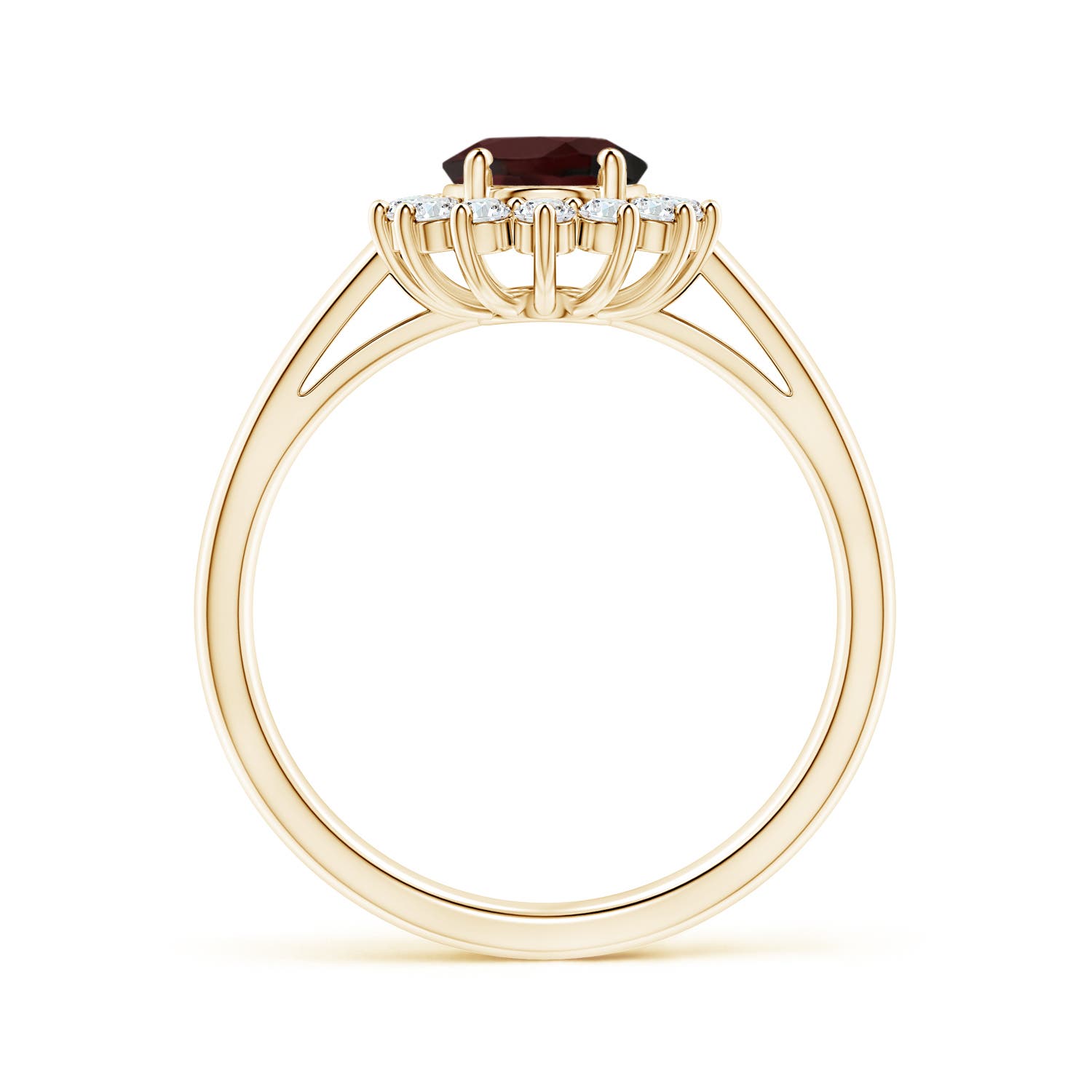 A - Garnet / 1.8 CT / 14 KT Yellow Gold