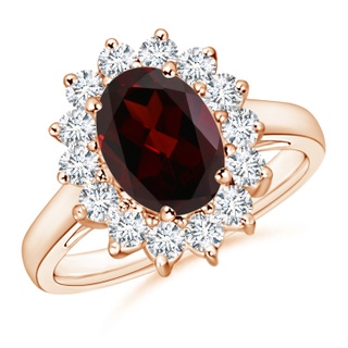 Oval A Garnet