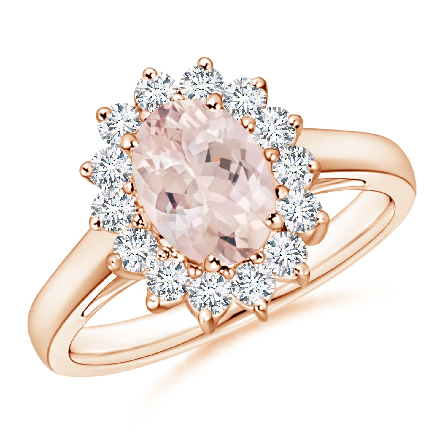 AA - Morganite / 1.45 CT / 14 KT Rose Gold